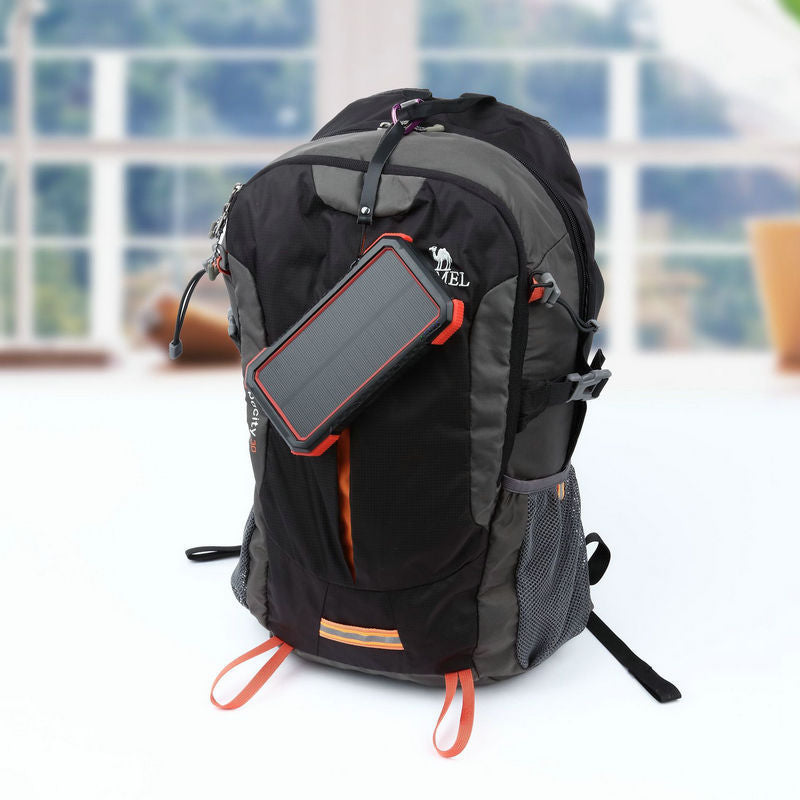 Power Bank solare con bussola e ricarica rapida | 20.000–26.800 mAh | Batteria esterna ad alta resistenza per campeggio ed emergenze