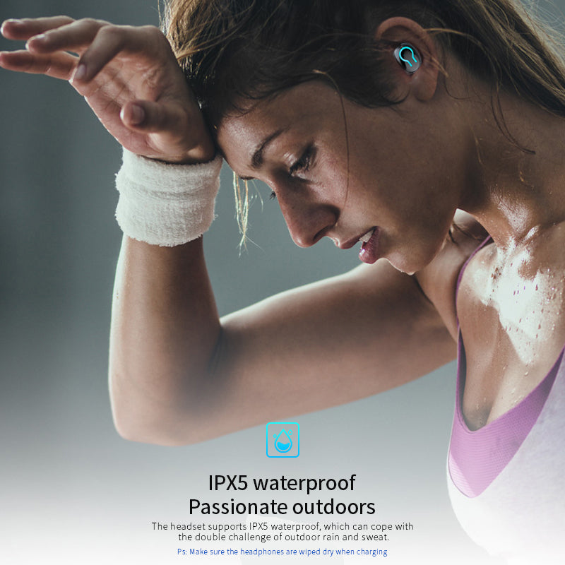 Cuffie Bluetooth HBQ-Q66 TWS: associazione automatica, suono HiFi, Bluetooth 5.0, cancellazione del rumore CVC6.0 e custodia di ricarica da 6000 mAh