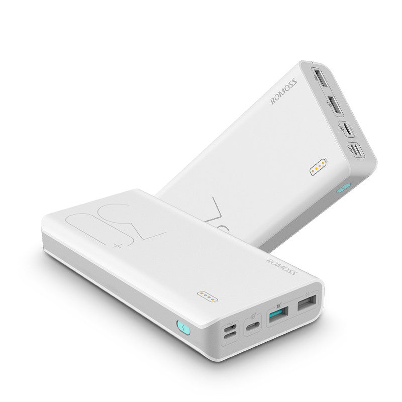 ROMOSS Sense 8+ Power Bank da 30000 mAh | Ricarica rapida bidirezionale QC | Batteria esterna per telefoni cellulari e tablet
