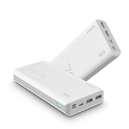 ROMOSS Sense 8+ Power Bank da 30000 mAh | Ricarica rapida bidirezionale QC | Batteria esterna per telefoni cellulari e tablet