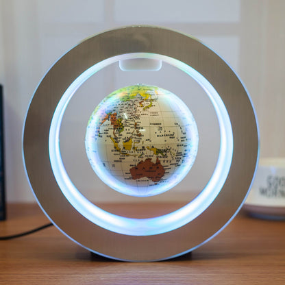 Globo galleggiante a LED con levitazione magnetica | Lampada decorativa antigravità per ufficio e casa