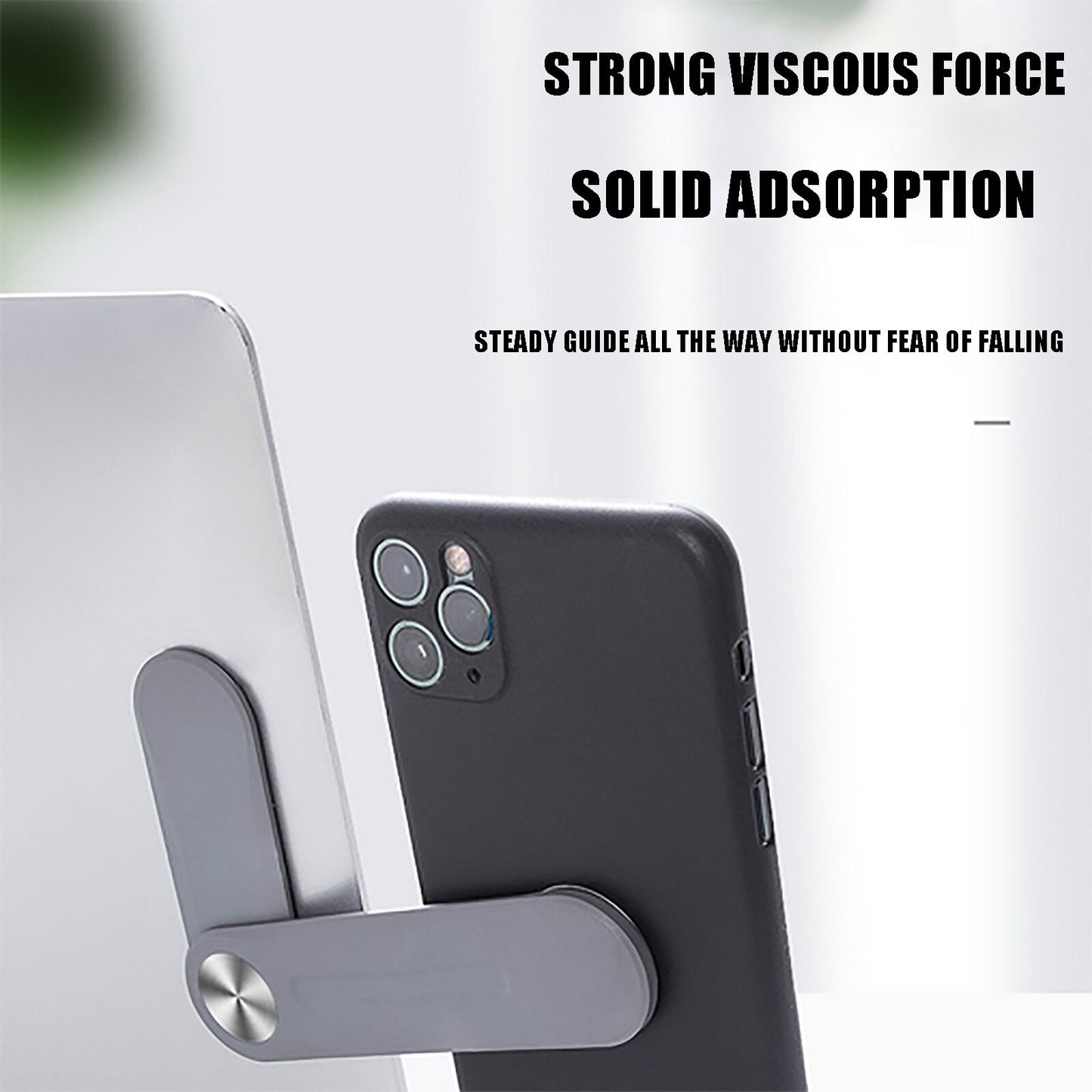 Supporto laterale estensibile per telefono cellulare – Clip portatile per laptop | Supporto pieghevole e ultraleggero
