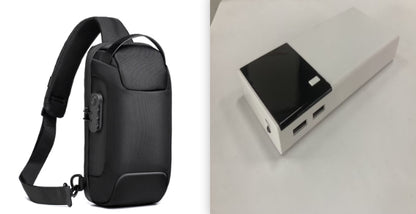 Power bank ad alta capacità da 20000 mAh | Caricabatterie portatile veloce con batteria 18650 e design compatto