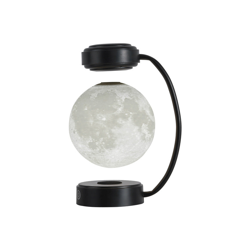 Lampada levitante a LED a forma di luna 3D – Luce notturna magnetica galleggiante e rotante | Decorazione moderna per casa, ufficio e librerie