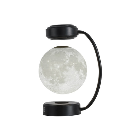 Lampada levitante a LED a forma di luna 3D – Luce notturna magnetica galleggiante e rotante | Decorazione moderna per casa, ufficio e librerie