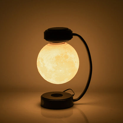Lampada levitante a LED a forma di luna 3D – Luce notturna magnetica galleggiante e rotante | Decorazione moderna per casa, ufficio e librerie