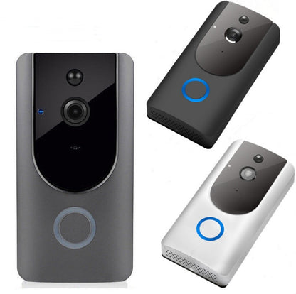 Videocitofono con telecamera WiFi intelligente, citofono visivo con campanello IP per visione notturna, telecamera di sicurezza wireless