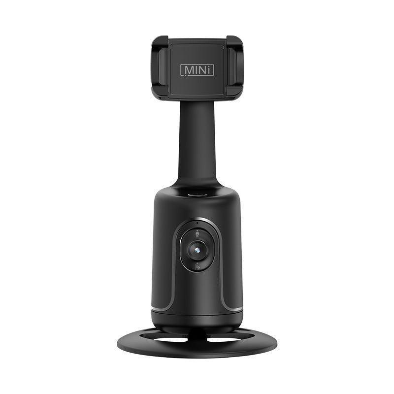 Gimbal intelligente a 360° con tracciamento facciale AI: supporto automatico per cellulare senza app, ideale per vlog, streaming live e video 