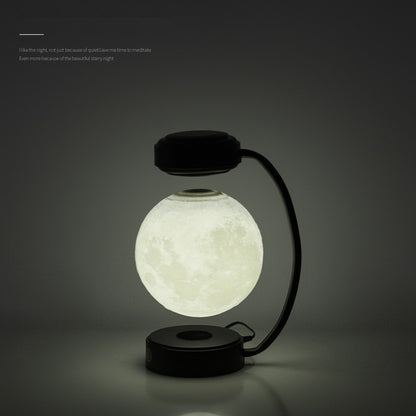 Lampada levitante a LED a forma di luna 3D – Luce notturna magnetica galleggiante e rotante | Decorazione moderna per casa, ufficio e librerie