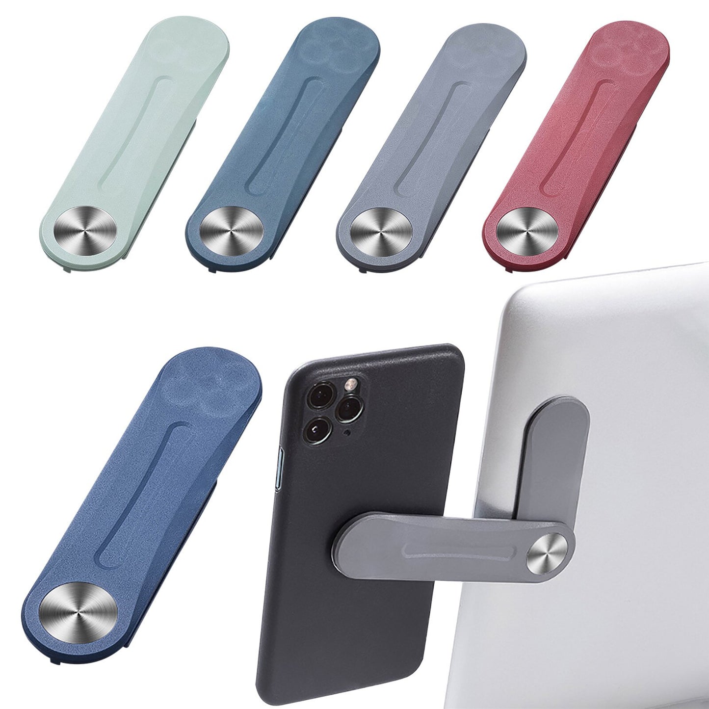 Supporto laterale estensibile per telefono cellulare – Clip portatile per laptop | Supporto pieghevole e ultraleggero