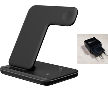 Caricabatterie wireless 3 in 1 per cellulare, smartwatch e cuffie | Supporto di ricarica rapida con luce intelligente - Compatibile con Apple e Android