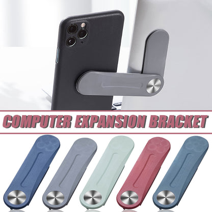 Supporto laterale estensibile per telefono cellulare – Clip portatile per laptop | Supporto pieghevole e ultraleggero