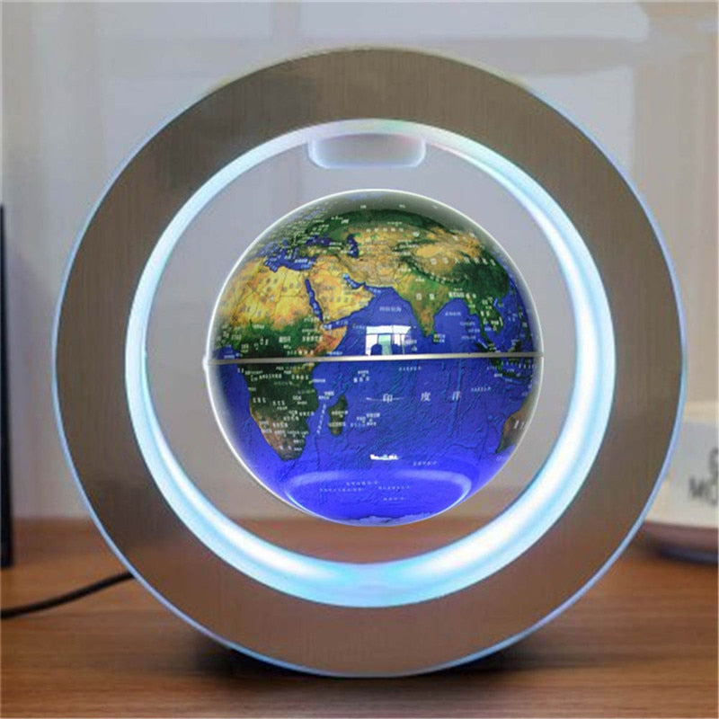 Globo galleggiante a LED con levitazione magnetica | Lampada decorativa antigravità per ufficio e casa